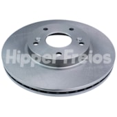 PAR DISCO FREIO DIANTEIRO HONDA CIVIC 1.8 2007 A 2016 / 2.0 2014 A 2016 / SPORT / 1.5 TOURING / 2017 EM DIANTE - HIPPER FREIOS