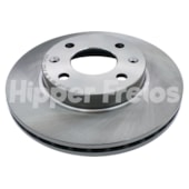 PAR DISCO FREIO DIANTEIRO HONDA CIVIC 1991 A 1995 / 1.3 1994 A 1998 / EX / LX 1.6 1996 A 1998 / CRX TODOS 1991 A 1998 - HIPPER FREIOS