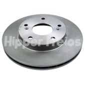 PAR DISCO FREIO DIANTEIRO HONDA CIVIC NEW 1.8 16V 2006 A 2016 - HIPPER FREIOS