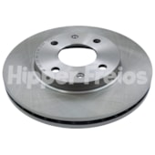 PAR DISCO FREIO DIANTEIRO HONDA FIT 1.4 8V 2004 A 2008 / FIT 1.5 16V 2005 A 2008 - HIPPER FREIOS