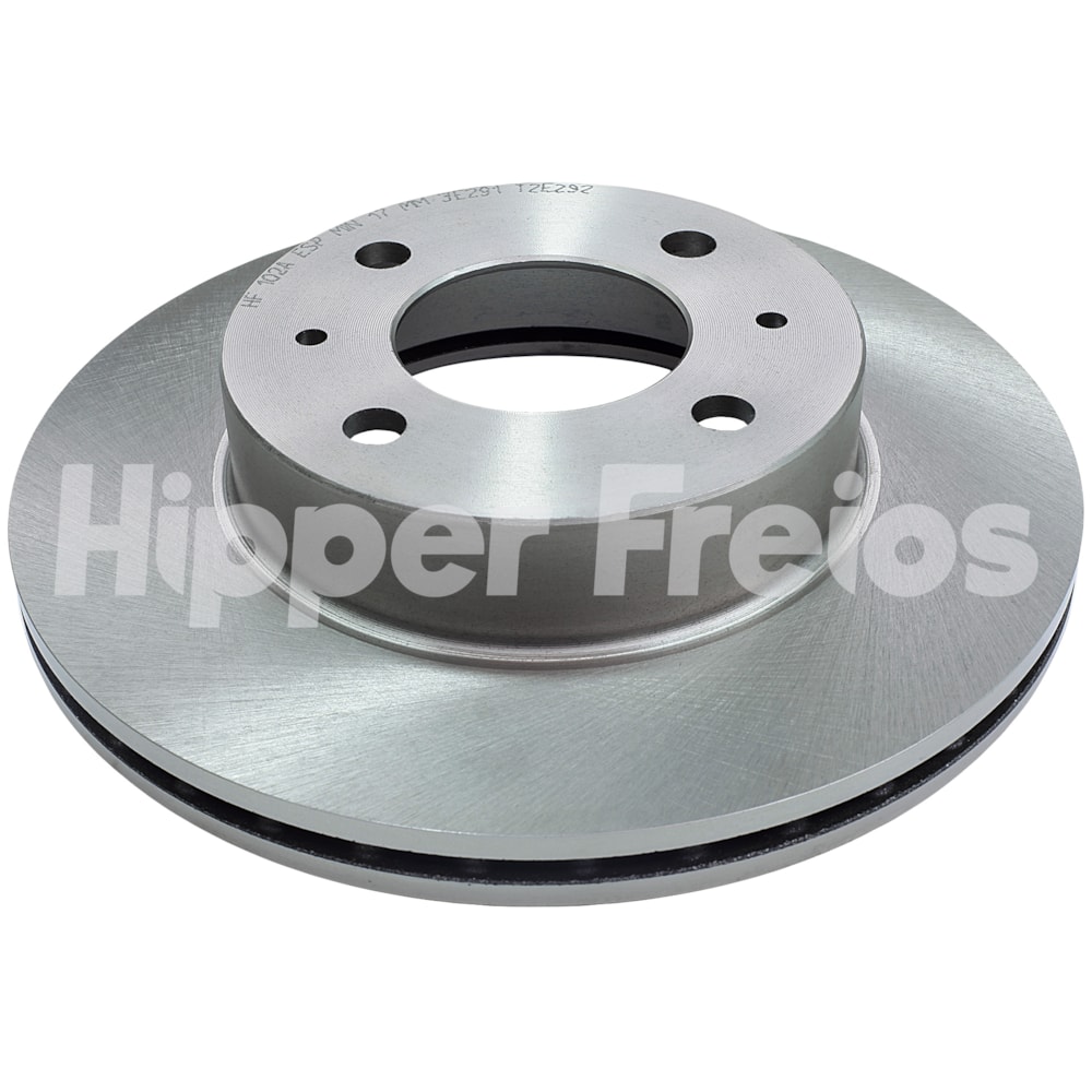 PAR DISCO FREIO DIANTEIRO HYUNDAI ACCENT 1.3 12V / 1.5 12V 2000 A 2003 - HIPPER FREIOS