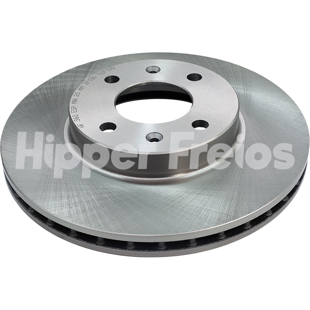 PAR DISCO FREIO DIANTEIRO HYUNDAI ACCENT NEW 2008 A 2010 / KIA RIO 2008 / EXCITE 1.4/1.7 2006 A 2010 - HIPPER FREIOS