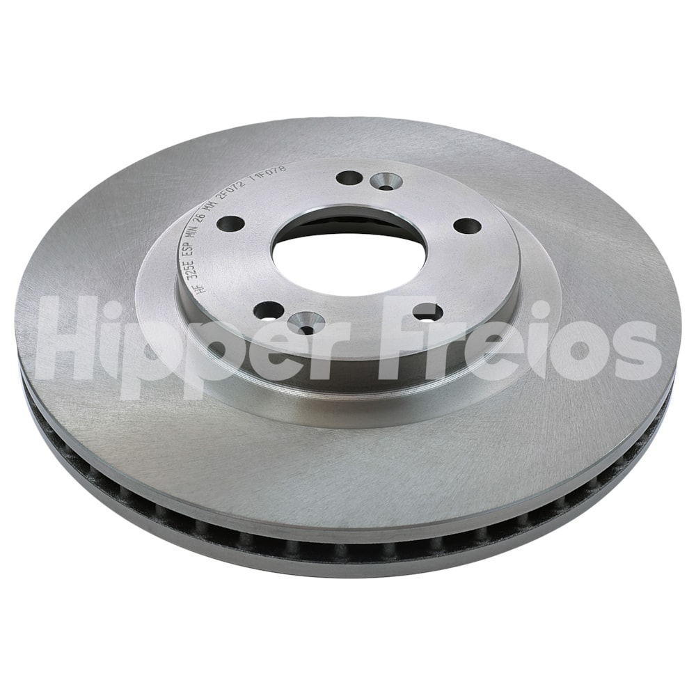 PAR DISCO FREIO DIANTEIRO HYUNDAI AZERA 3.3 2007 A 2011 / KIA OPIRUS 3.5 2004 A 2007 / OPIRUS 3.8 2007 EM DIANTE - HIPPER FREIOS
