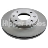 PAR DISCO FREIO DIANTEIRO HYUNDAI ELANTRA 2.0I 16V 2001 A 2006 / SONATA 2.7 2002 A 2003 / KIA CERATO 1.6I 2006 EM DIANTE - HIPPER FREIOS