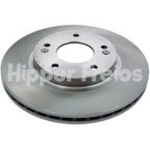 PAR DISCO FREIO DIANTEIRO HYUNDAI ELANTRA 2012 EM DIANTE / VELOSTER 1.6 2012 A 2013 / KIA CERATO 1.6 16V 2014 EM DIANTE - HIPPER FREIOS