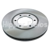 PAR DISCO FREIO DIANTEIRO KIA BONGO K2700 4X2 1999 EM DIANTE / K2500 2007 EM DIANTE - HIPPER FREIOS