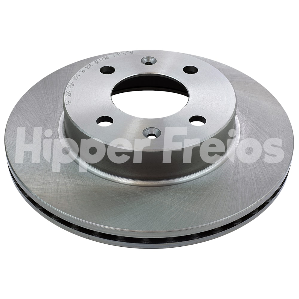 PAR DISCO FREIO DIANTEIRO KIA PICANTO 1.0I/1.1I 12V 2006 EM DIANTE - HIPPER FREIOS
