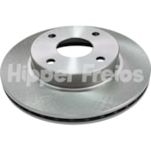 PAR DISCO FREIO DIANTEIRO MAZDA 323 1989 EM DIANTE / 323F / WAGON 1.6I / 1989 A 1994 / MX5 1.6I 1990 A 1998 - HIPPER FREIOS