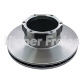 PAR DISCO FREIO DIANTEIRO MERCEDES BENZ ACCELO 915C 2003 EM DIANTE/ 815 / 1016 / 2011 EM DIANTE / 1316 2015 EM DIANTE - HIPPER FREIOS