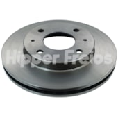 PAR DISCO FREIO DIANTEIRO MITSUBISHI CARISMA 1.8I 16V / GDI 1995 EM DIANTE / SPACE STAR 1.3I/1.8I GDI 1998 EM DIANTE - HIPPER FREIOS