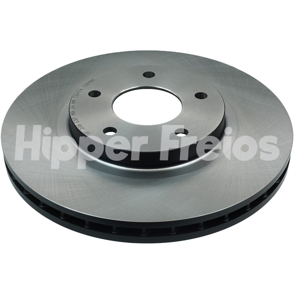 PAR DISCO FREIO DIANTEIRO MITSUBISHI OUTLANDER 2.0/3.0 2008 EM DIANTE / 2.4 2009 A 2011 / 2.2 2016 EM DIANTE - HIPPER FREIOS