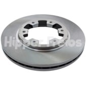 PAR DISCO FREIO DIANTEIRO NISSAN FRONTIER 2.8 4X2/4X4 1997 A 2007 / X-TERRA 2.8 4X4 TURBO DIESEL 2002 EM DIANTE - HIPPER FREIOS