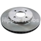 PAR DISCO FREIO DIANTEIRO NISSAN MARCH 1.0/1.6 / VERSA 1.6 / 2012 EM DIANTE - HIPPER FREIOS