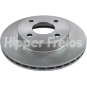 PAR DISCO FREIO DIANTEIRO NISSAN SENTRA 1.6 GLE / GSX / GXE / SE / 1991 A 1995 - HIPPER FREIOS