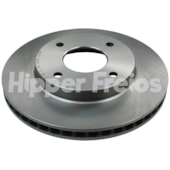 PAR DISCO FREIO DIANTEIRO NISSAN TIIDA 1.8 2008 EM DIANTE / LIVINA 1.6/1.8 / GRAND LIVINA 1.8 / 2009 EM DIANTE - HIPPER FREIOS