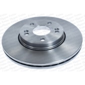 PAR DISCO FREIO DIANTEIRO RENAULT LAGUNA 1.6/1.8 16V 2000 EM DIANTE ARO LIGA LEVE - HIPPER FREIOS