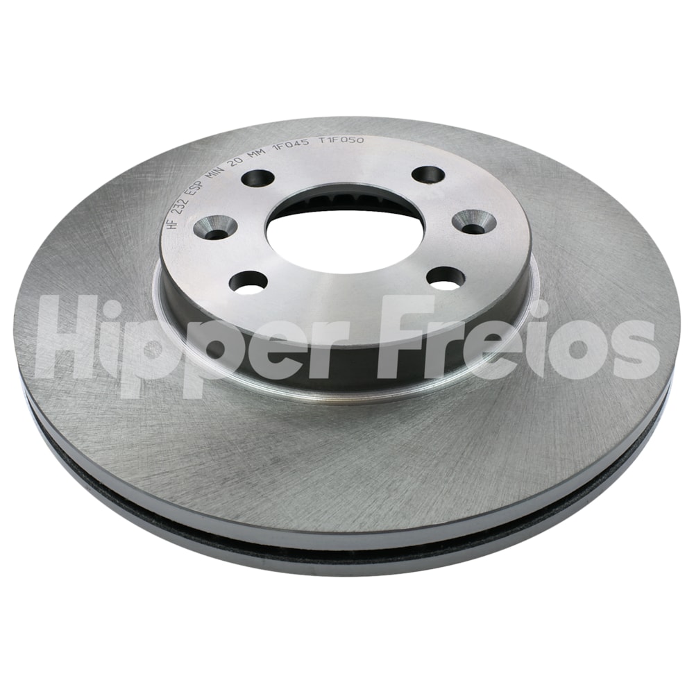 PAR DISCO FREIO DIANTEIRO RENAULT LAGUNA 2.0I 1994 EM DIANTE / 1.8I 1994 A 1998 / SW 1.8I/2.0I 1995 EM DIANTE - HIPPER FREIOS