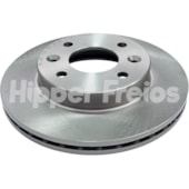 PAR DISCO FREIO DIANTEIRO RENAULT R18 / FUEGO (DIAMETRO DO FURO CENTRAL 61,00 MM.) - HIPPER FREIOS