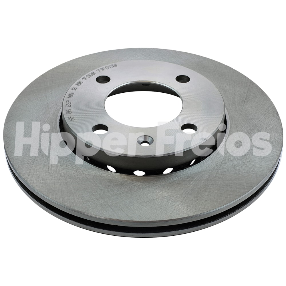PAR DISCO FREIO DIANTEIRO SEAT ARASA 1.4I 1997 EM DIANTE / VW VOLKSWAGEN POLO 1.6/1.0 / 2002 EM DIANTE ARO 13 - HIPPER FREIOS