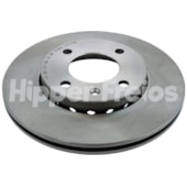 PAR DISCO FREIO DIANTEIRO SEAT ARASA 1.4I 1997 EM DIANTE / VW VOLKSWAGEN POLO 1.6/1.0 / 2002 EM DIANTE ARO 13 - HIPPER FREIOS