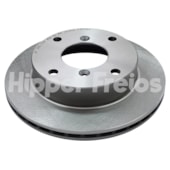 PAR DISCO FREIO DIANTEIRO SUZUKI SWIFT 1.3 1991 A 1995 / 1.3I 4WD 1989 A 1995 / GA/GL/GLX/GS 1984 A 1994 - HIPPER FREIOS