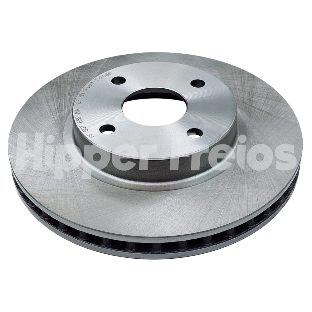 PAR DISCO FREIO DIANTEIRO TOYOTA COROLLA 1.6/1.8I 2003 A 2008 / FIELDER 1.8 2004 A 2008 - HIPPER FREIOS