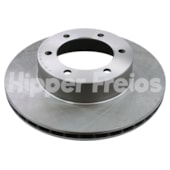 PAR DISCO FREIO DIANTEIRO TOYOTA HILUX SW 4X4 3.0 TURBO 1998 A 2002 / LAND CRUISER 3.4I V6 24V 1996 EM DIANTE - HIPPER FREIOS