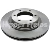 PAR DISCO FREIO DIANTEIRO TOYOTA HILUX SW4 2.7/2.8/4.0 2016 EM DIANTE - HIPPER FREIOS