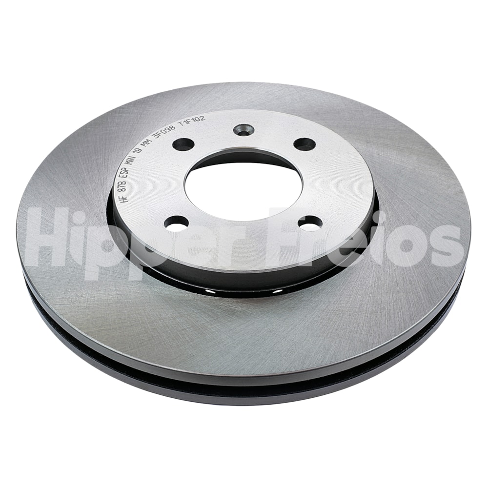 PAR DISCO FREIO DIANTEIRO VW VOLKSWAGEN UP 1.0 / SAVEIRO G6 / 2014 EM DIANTE / SEAT MII 1.0 2012 EM DIANTE - HIPPER FREIOS