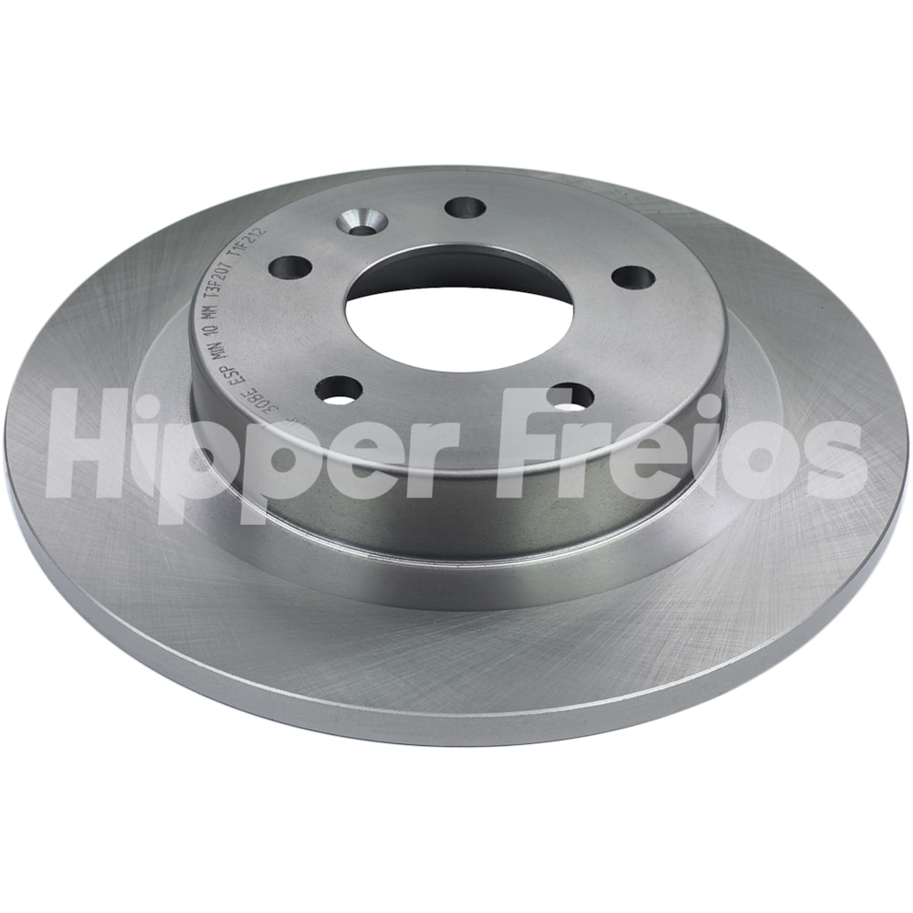 PAR DISCO FREIO SOLIDO COM TAMBOR SEM CUBO TRASEIRO GM CHEVROLET EQUINOX 2.0 (ARO 18/19) 2018 EM DIANTE - HIPPER FREIOS