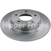 PAR DISCO FREIO SOLIDO COM TAMBOR SEM CUBO TRASEIRO GM CHEVROLET EQUINOX 2.0 (ARO 18/19) 2018 EM DIANTE - HIPPER FREIOS