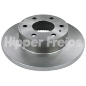 PAR DISCO FREIO SOLIDO COM TAMBOR SEM CUBO TRASEIRO IVECO DAILY 30S13 2018 EM DIANTE / 35S14 2013 EM DIANTE - HIPPER FREIOS