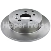 PAR DISCO FREIO SOLIDO COM TAMBOR SEM CUBO TRASEIRO LAND ROVER FREELANDER II 2.2 2011 A 2012 - HIPPER FREIOS