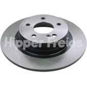 PAR DISCO FREIO SOLIDO COM TAMBOR SEM CUBO TRASEIRO MERCEDES BENZ C280 3.0 2008 A 2009 / C300 2010 EM DIANTE - HIPPER FREIOS