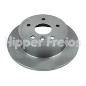 PAR DISCO FREIO SOLIDO COM TAMBOR SEM CUBO TRASEIRO TOYOTA CAMRY 3.5 / LEXUS ES350 3.5 / 2013 EM DIANTE - HIPPER FREIOS