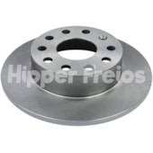 PAR DISCO FREIO SOLIDO COM TAMBOR SEM CUBO TRASEIRO VW CHEVROLET JETTA 1.4 2016 EM DIANTE / 2.0 2011 EM DIANTE - HIPPER FREIOS