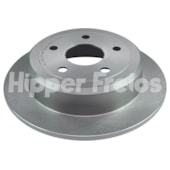 PAR DISCO FREIO SOLIDO SEM CUBO JEEP WRANGLER 3.8 2007 A 2011 - HIPPER FREIOS