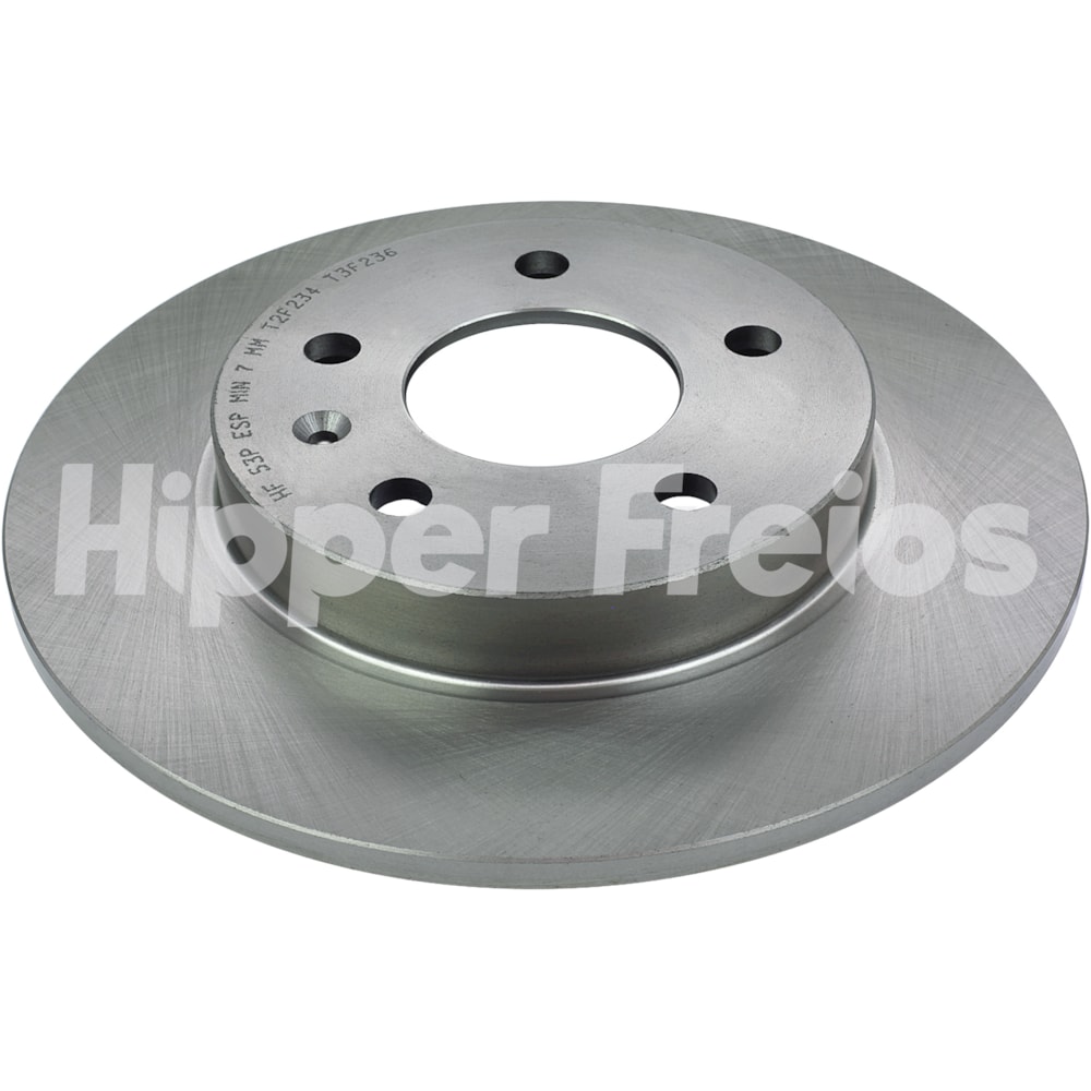 PAR DISCO FREIO SOLIDO SEM CUBO TRASEIRO CHERY TIGGO 2.0 2019 EM DIANTE - HIPPER FREIOS