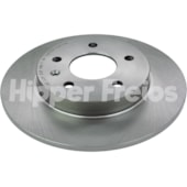 PAR DISCO FREIO SOLIDO SEM CUBO TRASEIRO CHERY TIGGO 2.0 2019 EM DIANTE - HIPPER FREIOS