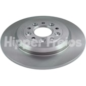 PAR DISCO FREIO SOLIDO SEM CUBO TRASEIRO FORD EDGE 3.5 2009 A 2015 - HIPPER FREIOS