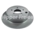 PAR DISCO FREIO SOLIDO SEM CUBO TRASEIRO SABARU XV 2.0 2012 EM DIANTE / IMPREZA 2.0 2015 A 2016 - HIPPER FREIOS
