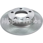 PAR DISCO FREIO SOLIDO SEM CUBO TRASEIRO VW VOLKSWAGEN POLO 1.0 HIGHLINE / COMFORTLINE 2018 EM DIANTE / VIRTUS 1.0 - HIPPER FREIOS