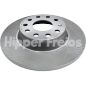 PAR DISCO FREIO TRASEIRO AUDI A3 2.0 TURBO 2007 EM DIANTE / VW VOLKSWAGEN GOLF 2.0 2005 EM DIANTE COM ABS - HIPPER FREIOS