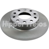 PAR DISCO FREIO TRASEIRO AUDI A3 SPORTBACK 1.6/2.0 2007 A 2011 / QUATTRO 2004 A 2007 / 3.2 2003 - HIPPER FREIOS