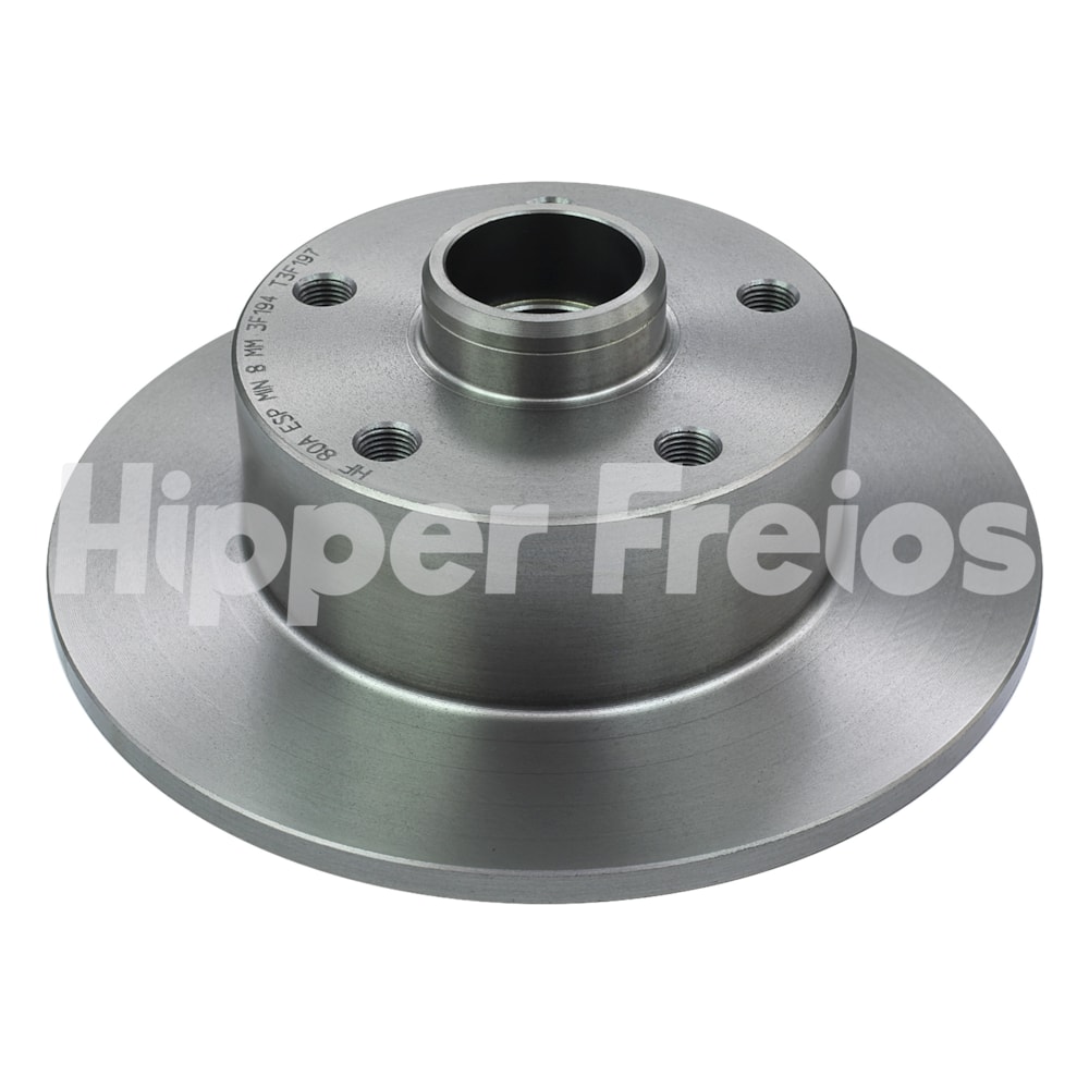PAR DISCO FREIO TRASEIRO AUDI A4 1.6/1.8/TURBO/2.4 /2.8/ 1994 EM DIANTE / 2.6 V6 1994 A 1997 - HIPPER FREIOS