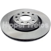 PAR DISCO FREIO TRASEIRO AUDI Q3 2.5 / S3 2.0 / 2014 EM DIANTE / S3 SPORTBACK 2.0 2010 EM DIANTE - HIPPER FREIOS