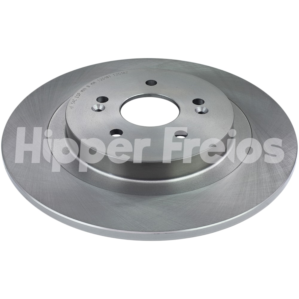 PAR DISCO FREIO TRASEIRO CHERY TIGGO 7 1.5 / 5X 1.5 / 2019 EM DIANTE - HIPPER FREIOS