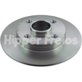 PAR DISCO FREIO TRASEIRO CITROEN C4 / PALLAS / 2006 EM DIANTE / C4 VTR 2.0 2005 A 2009 / ?z ROLAMENTO DE 25 MM - HIPPER FREIOS