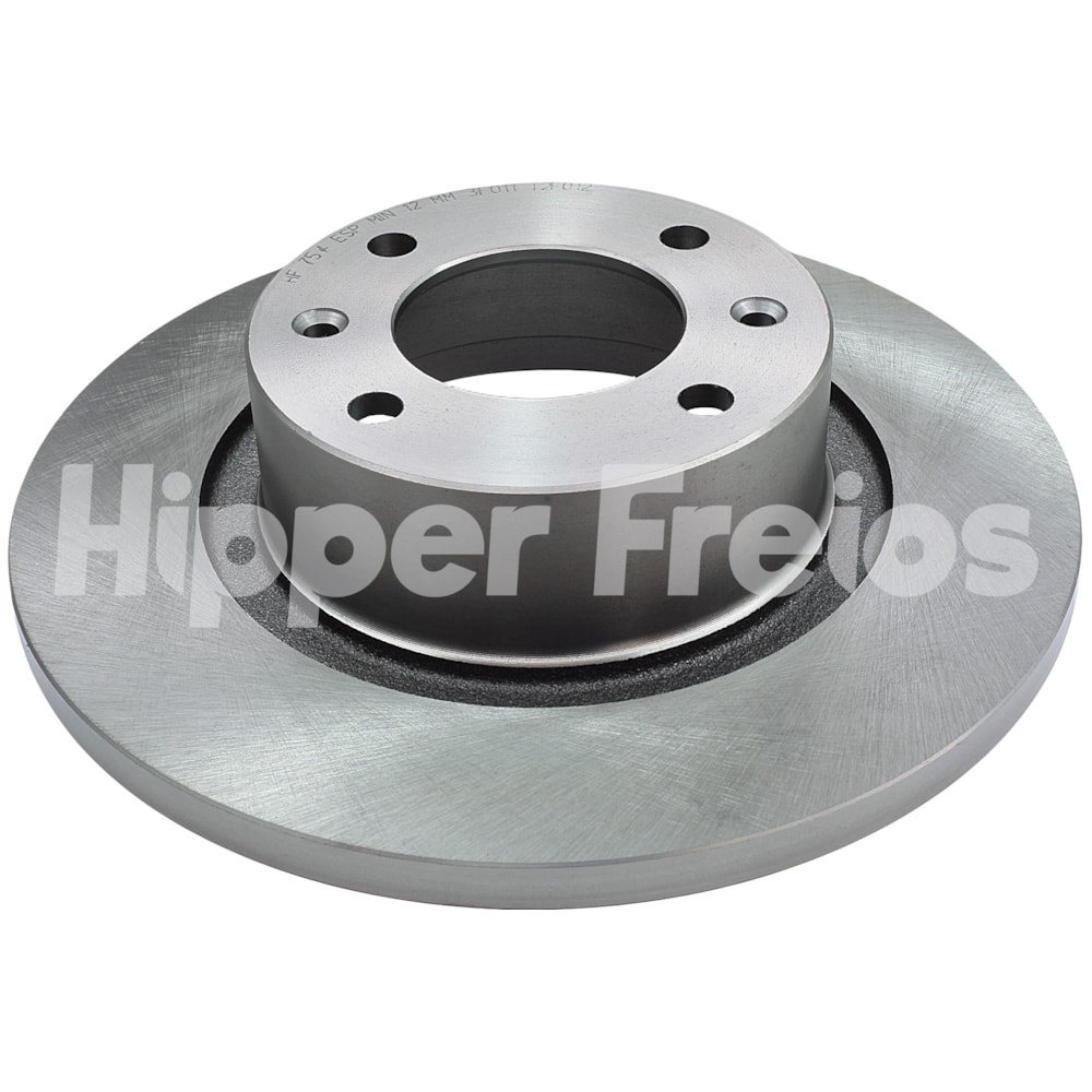 PAR DISCO FREIO TRASEIRO CITROEN C5 2.0I COM ABS / 3.0I / C5 SEDAN / SW 2.0I / 3.0 / 2001 EM DIANTE COM ABS - HIPPER FREIOS