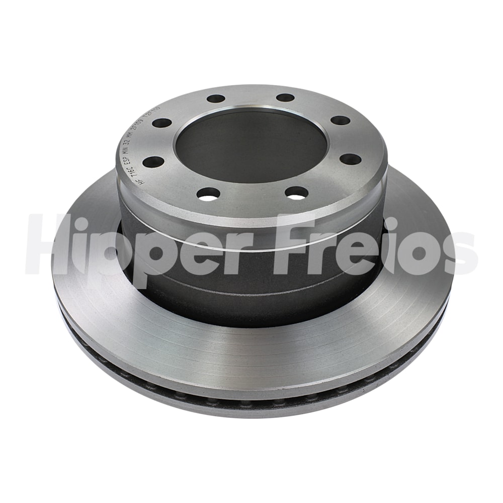PAR DISCO FREIO TRASEIRO DODGE RAM 2500 6.7 TURBO/ 5.7/5.9 2009 EM DIANTE - HIPPER FREIOS